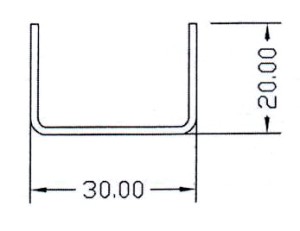 003-Профиль армирующий REHAU 536 (1.2mm), (1.4mm)
